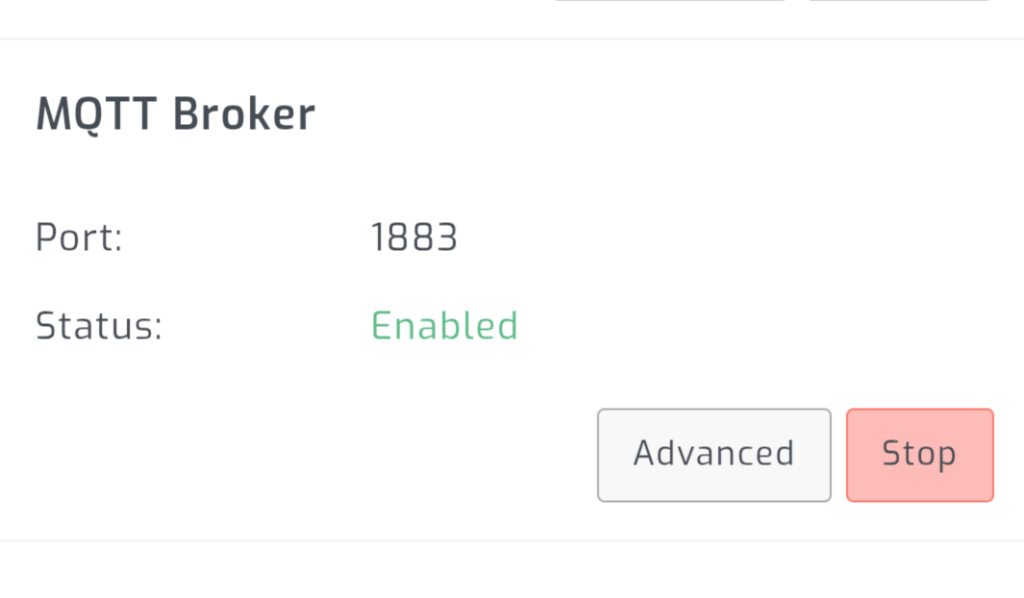 SolarAssistant MQTT Broker Settings SolarAssistant settings screen showing MQTT broker enabled on port 1883 for Home Assistant integration