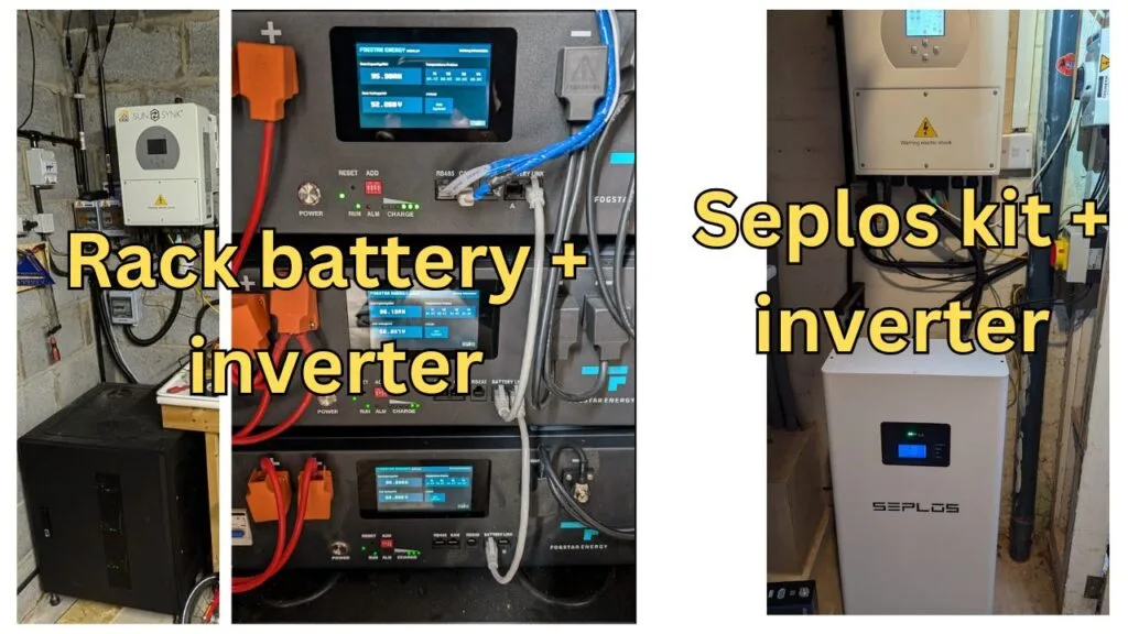 Battery and inverter combination