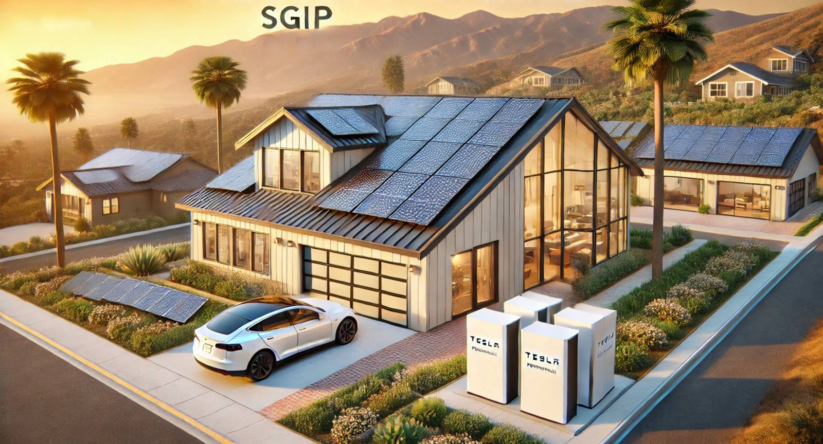 California SGIP postcard impression.