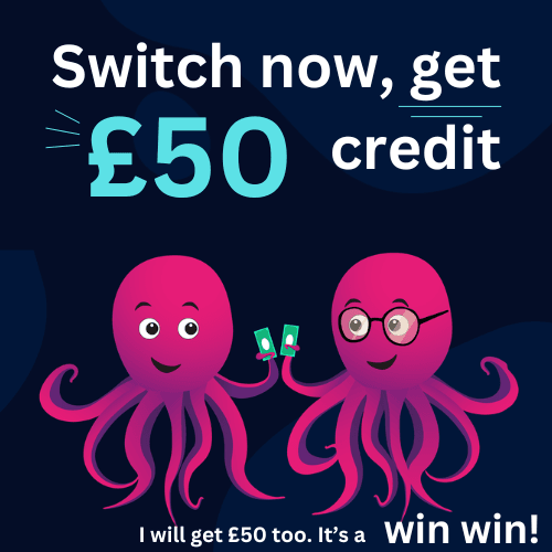Octopus energy referal. Get £50 when you use this link from solarenergyconcepts