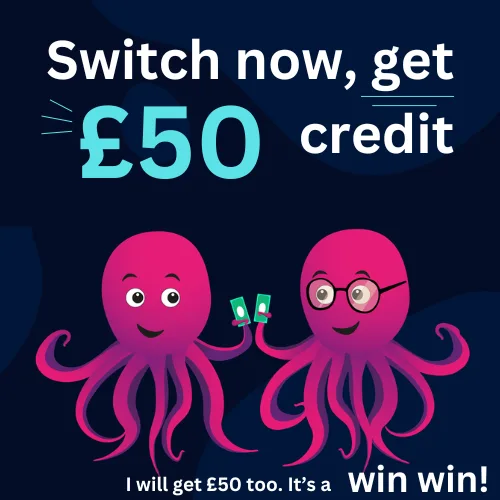 Octopus energy referal. Get £50 when you use this link from solarenergyconcepts